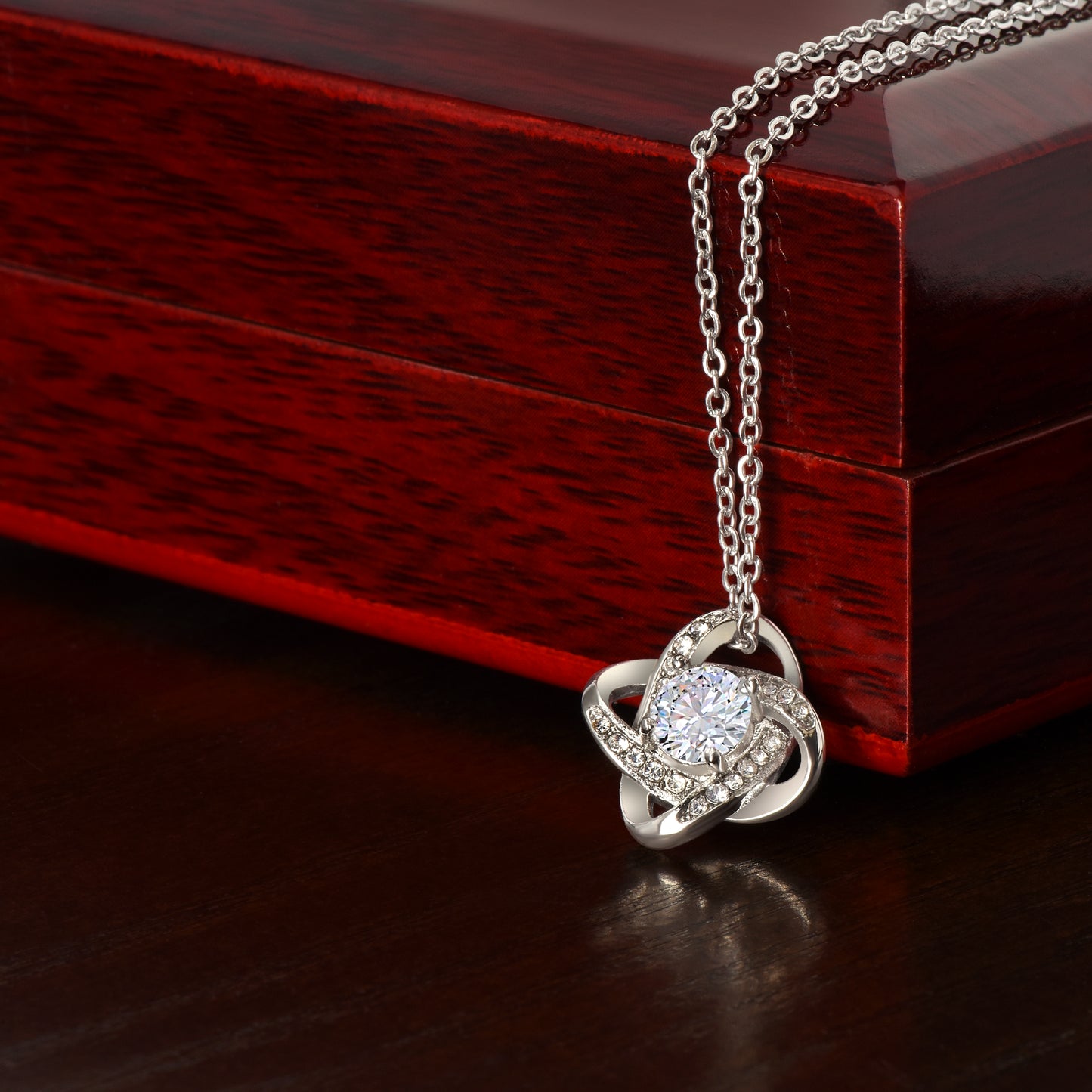 "To My Daughter" | Love Knot Necklace