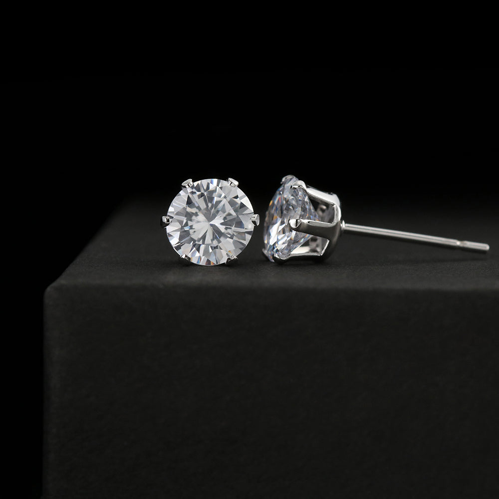 Crystal Clear Cubic Zirconia Earrings