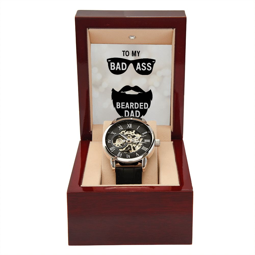 "To My BAB Dad" | Luxury Openwork Watch