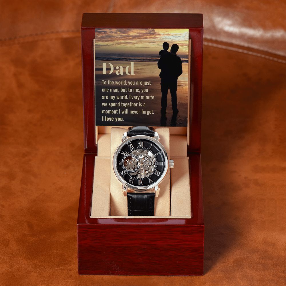 "Dad" | Luxury Openwork Watch