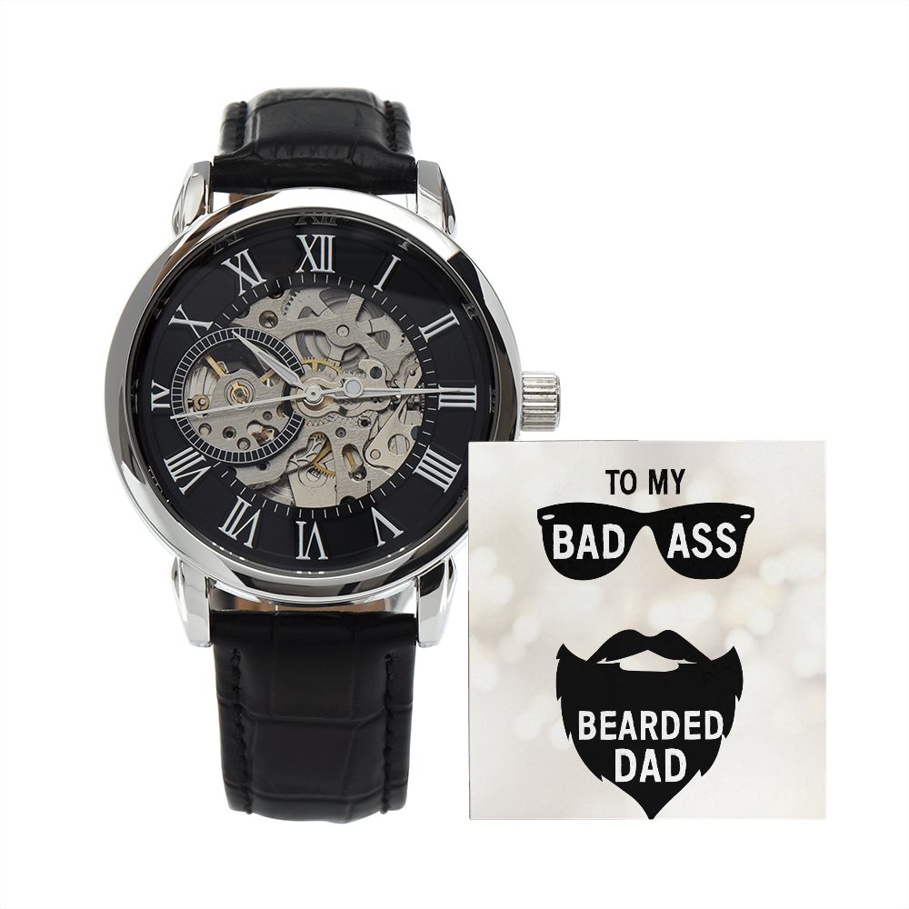 "To My BAB Dad" | Luxury Openwork Watch