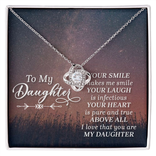 "My Daughter" | Love Knot Necklace