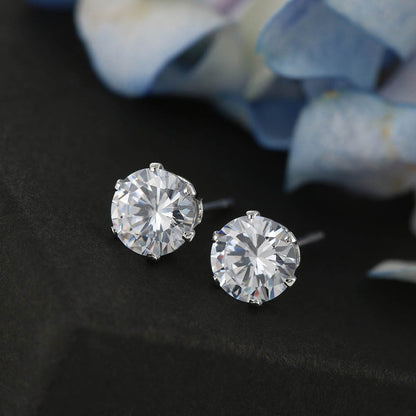 Crystal Clear Cubic Zirconia Earrings