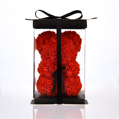 Ruby Red Rose Bear