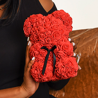 Ruby Red Rose Bear