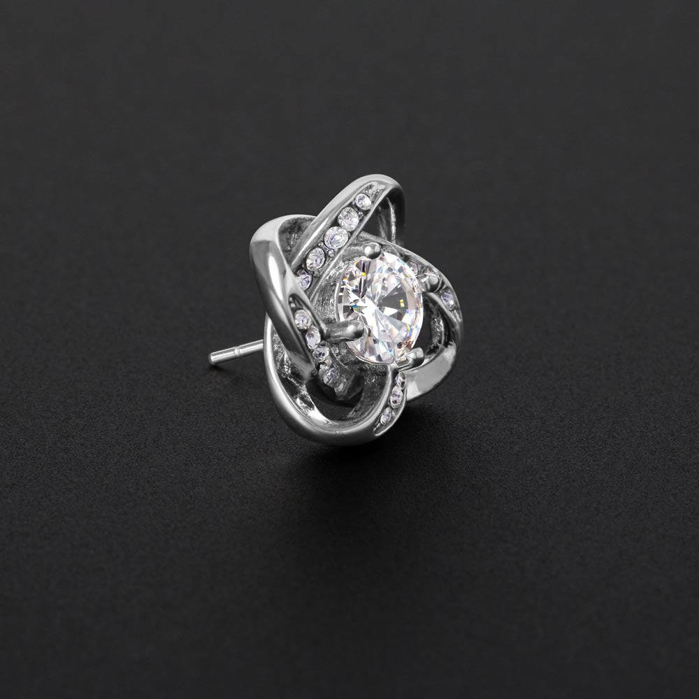 Love Knot Stud Earrings