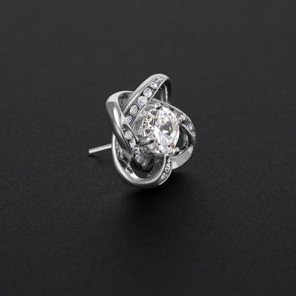 Love Knot Stud Earrings